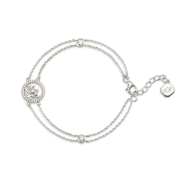 Lotus Fairies Bracelet Silver | Shen Yun Collections 