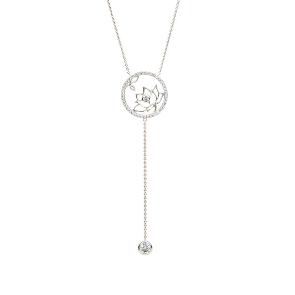 Lotus Fairies Necklace Silver | Shen Yun Collections
