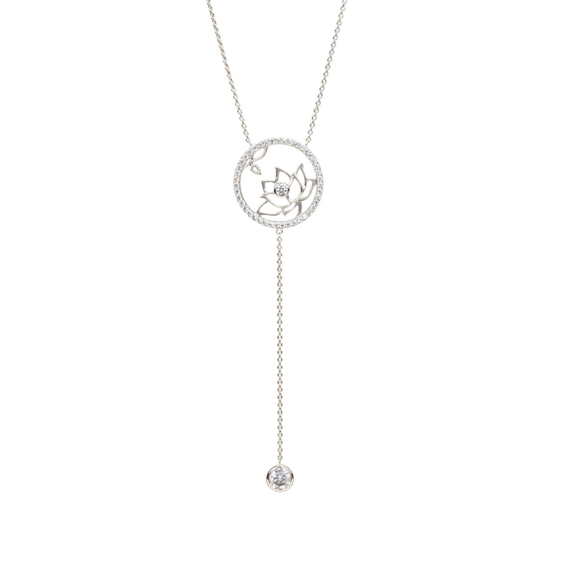 Lotus Fairies Necklace Silver | Shen Yun Collections