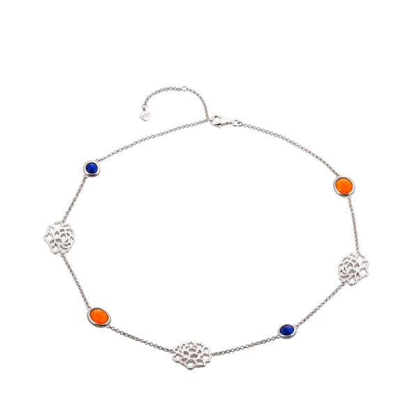 Majestic Tang Peony Necklace Silver Whole | Shen Yun Collections