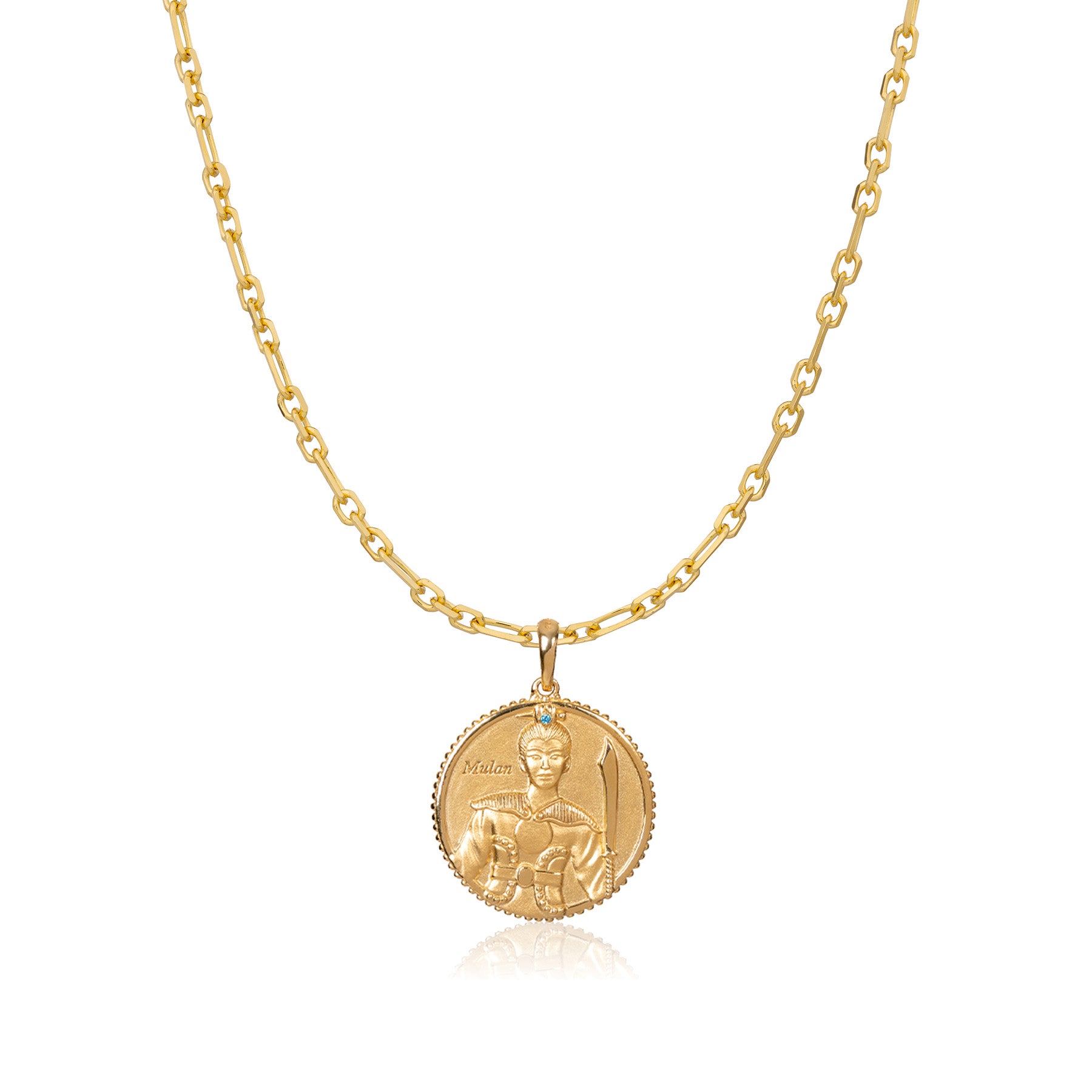 The Legendary Mulan Necklace Gold