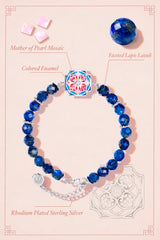 寶相花手鍊 青金石