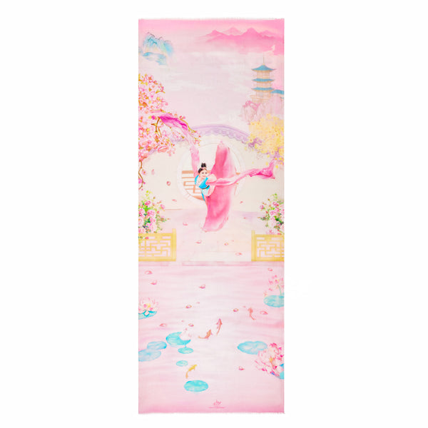 Lady of the Courtyard Long Scarf - Shen Yun Collections
