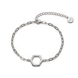 Paperclip Chain Bracelet Silver | Shen Yun Collections