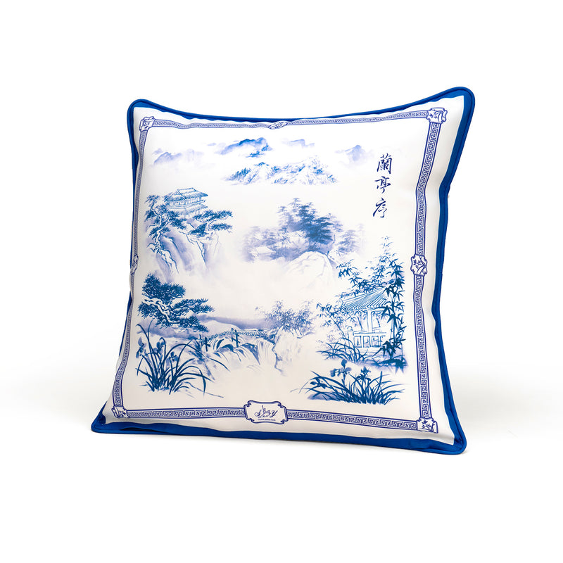 Poets of the Orchid Pavilion Cushion Cover  Image | Shen Yun  Collections