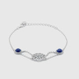 Majestic Tang Peony Classic Bracelet Silver