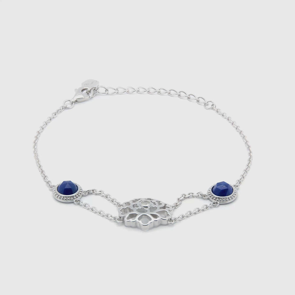 Majestic Tang Peony Classic Bracelet Silver Video | Shen Yun Collections
