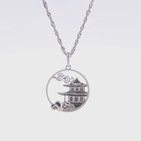 Mystical Moon Palace Charm Silver 23mm