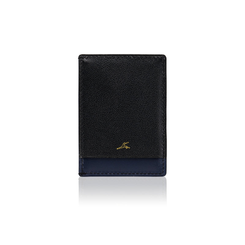 Qing Style Card Case Black Back View | Shen Yun Collections 