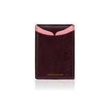 Qing Style Card Case Marron Front View | Shen Yun Collections 