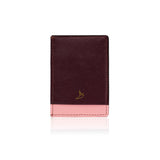 Qing Style Card Case Marron Back View | Shen Yun Collections 