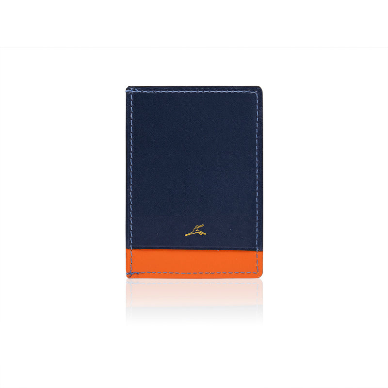 Qing Style Card Case Navy Back View | Shen Yun Collections 