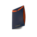 Qing Style Card Case Navy Open View | Shen Yun Collections 