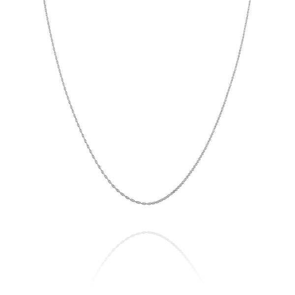 Rope Chain Necklace Silver | Shen Yun Collections