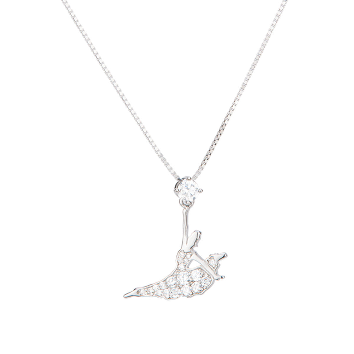 Signature Necklace Silver Front | Shen Yun Collections 