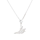 Signature Necklace Silver Front | Shen Yun Collections 