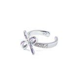 Blissful Knot Ring Silver