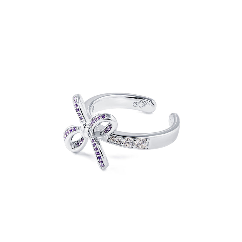Blissful Knot Ring Silver