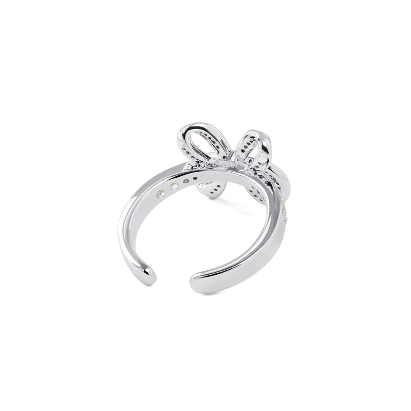 Blissful Knot Ring Silver