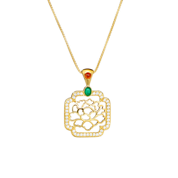 Tang Flower Necklace Front View | Shen Yun Collections 