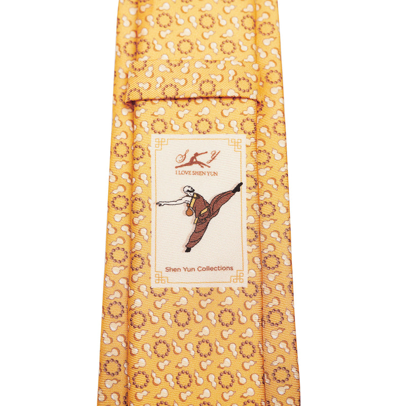 The Heroic Lu Zhishen Tie Gold Back View | Shen Yun Collections