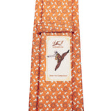 The Heroic Lu Zhishen Tie Orange Back View | Shen Yun Collections