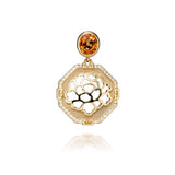 The Tang Elegance Pendant 18kt Yellow Gold with Spessartite Garnet