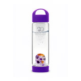 Gemstone Bottle Anti-Slip Silicone Grip Handle Amethyst on Bottle - Shen Yun Collections