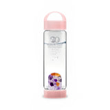 Gemstone Bottle Anti-Slip Silicone Grip Handle Pink on Bottle - Shen Yun Collections