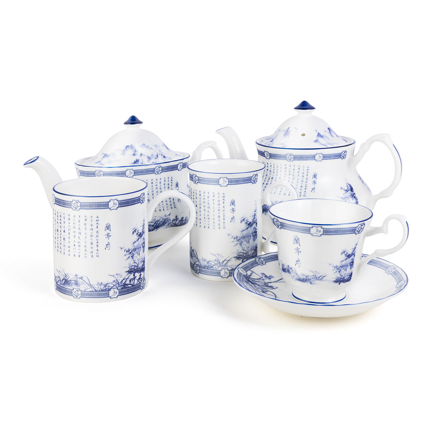 蘭亭舒序茶杯組| Shen Yun Collections