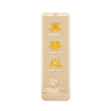 Zhen Shan Ren Bookmark Yellow Front View | Shen Yun Collections