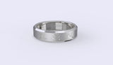 Zhen Shan Ren Timeless Beveled Ring Platinum, 5mm wide