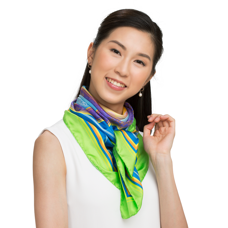 Elegance of the Yi Silk Scarf Model Image | Shen Yun Shop