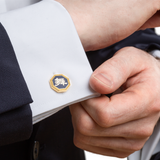 Martial Arts/Dance Cuff Links Gold Model - Shen Yun Collecrions