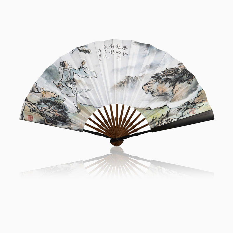 Li Bai Poet Fan - Shen Yun Collections