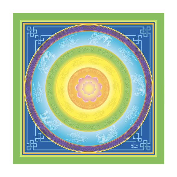 Elegance of the Yi Silk Scarf & Scarf Ring Set