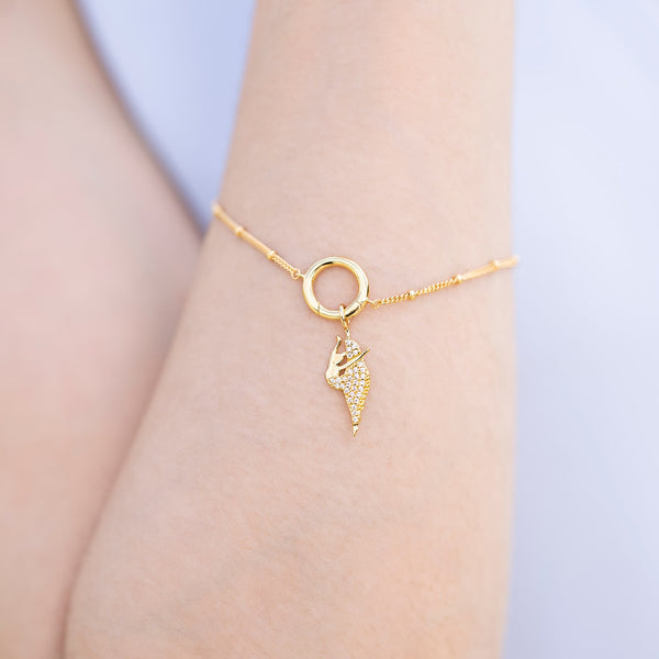 Joyous Dancer Charm Gold Model - Shen Yun Collections