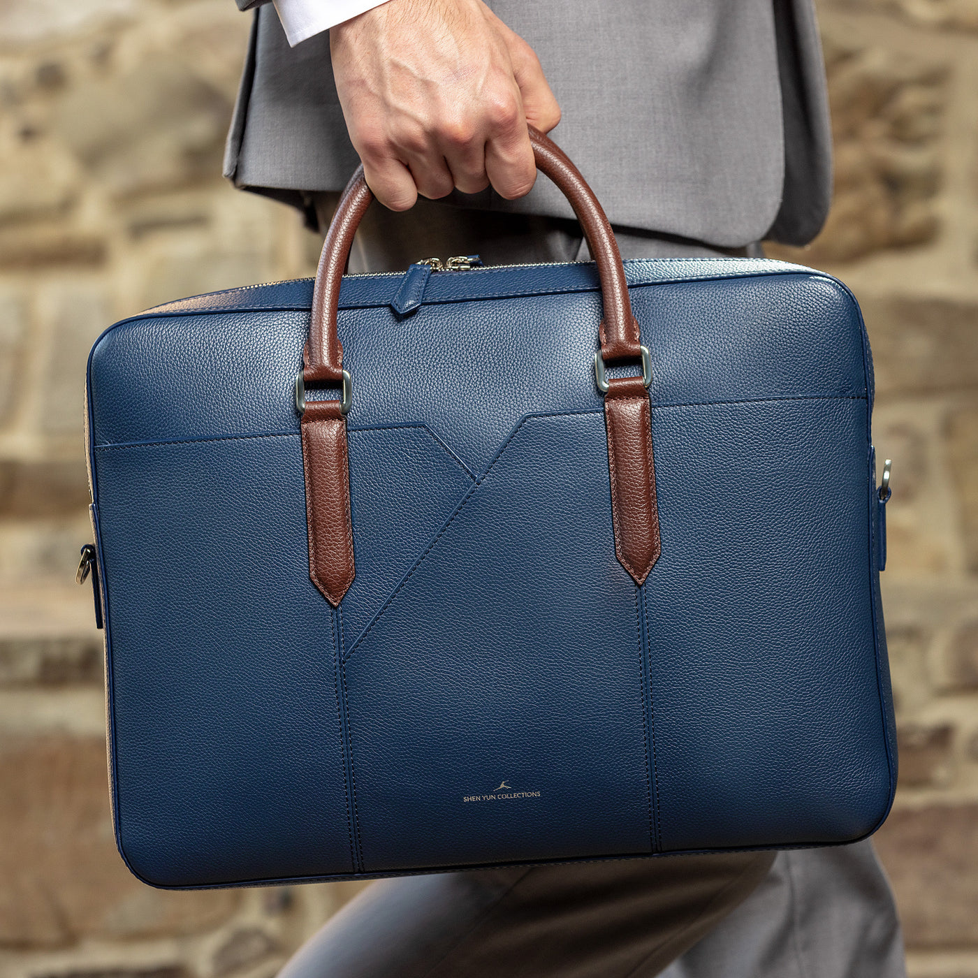 A Passage in Time Briefcase - Blue | Shen Yun Collections