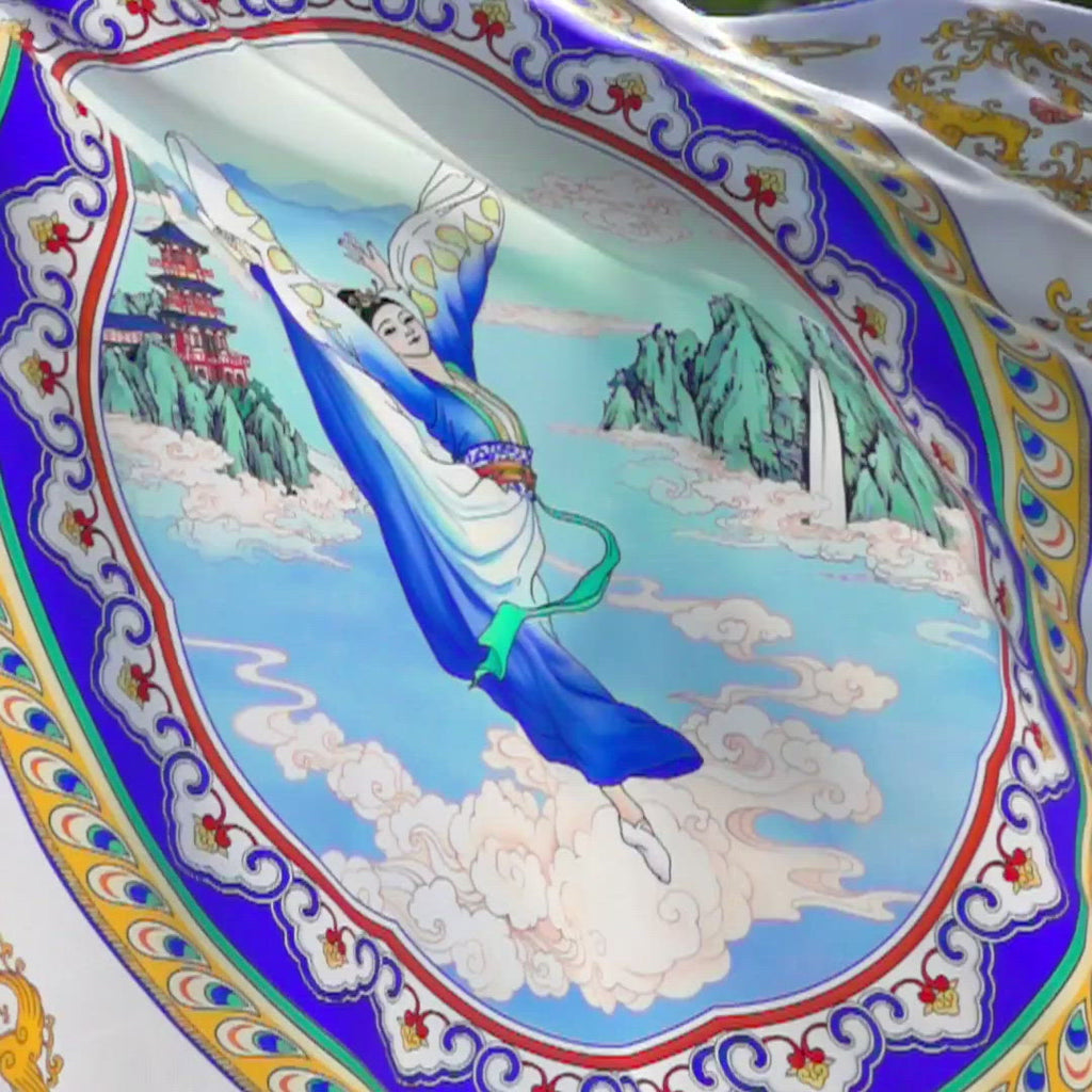 Phoenix of the Sapphire World Scarf Video - Shen Yun Collections