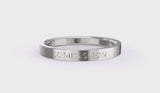 Zhen Shan Ren Timeless Bliss Ring Platinum 2.5mm Wide Video | Shen Yun Collections