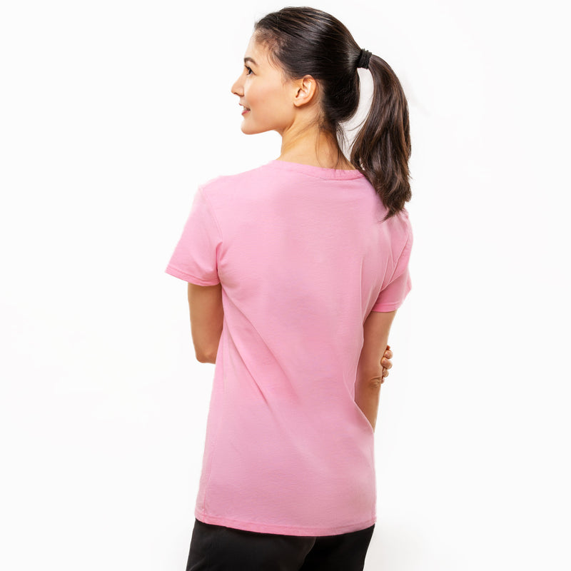 Classical Chinese Dance Techniques T-shirt Pink Back Image 1 | Shen Yun Shop 