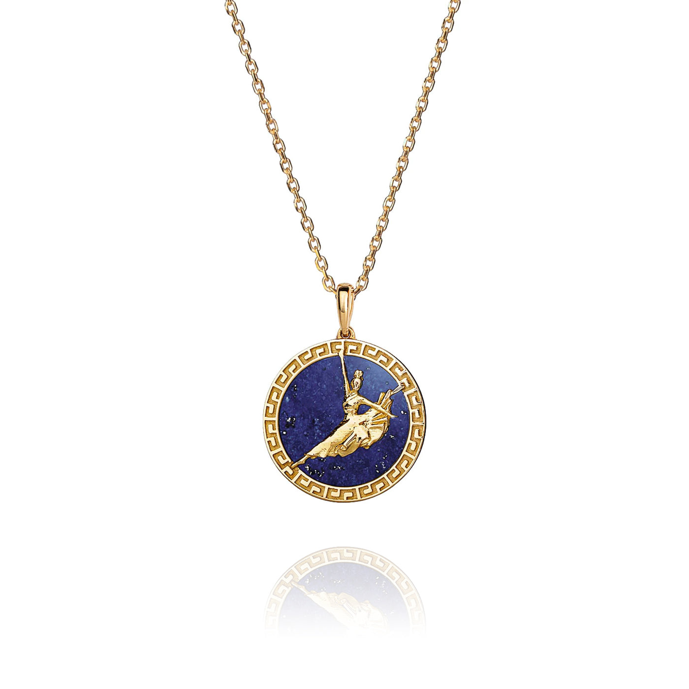 Divine Grace Fine Jewelry Pendant Lapis Front Image 1 | Shen Yun Collections