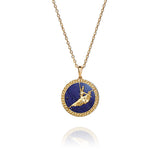 Divine Grace Fine Jewelry Pendant Lapis Front Image 1 | Shen Yun Collections
