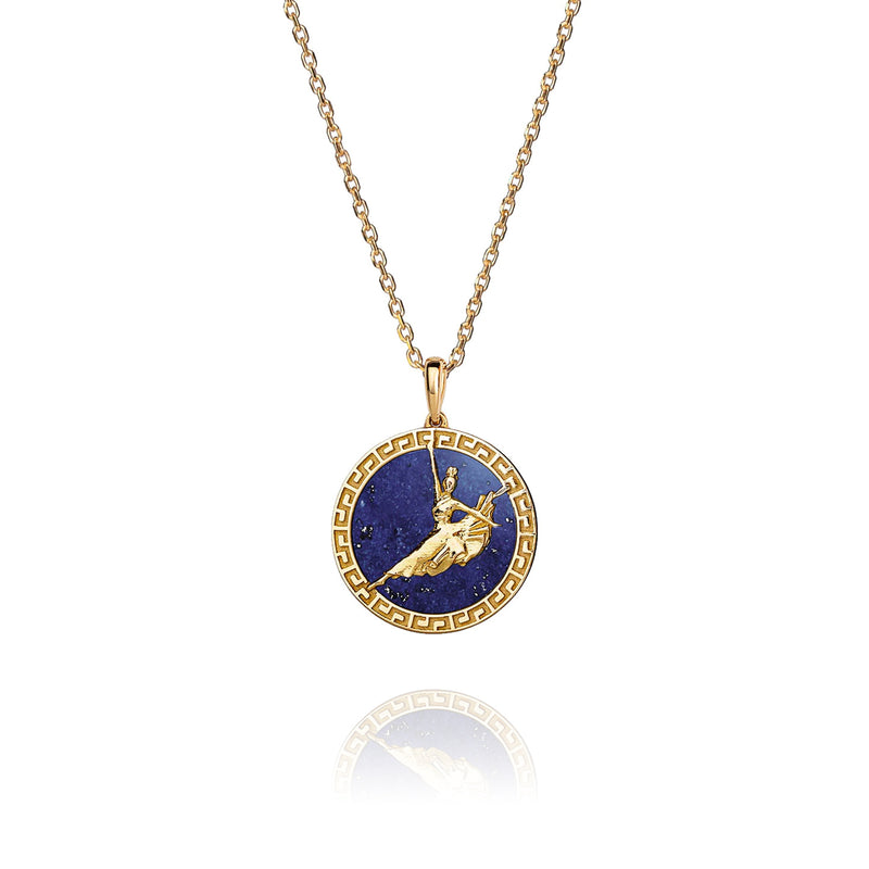 Divine Grace Fine Jewelry Pendant Lapis Front Image 1 | Shen Yun Collections