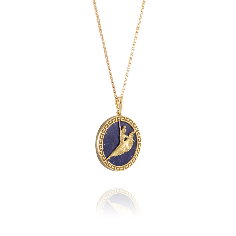 Divine Grace Fine Jewelry Pendant Lapis Side Image 2 | Shen Yun Collections