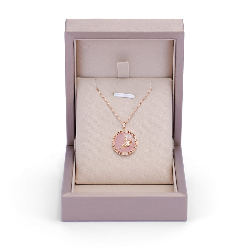 Divine Grace Fine Jewelry Pendant Pink Opal Image Box | Shen Yun Shop