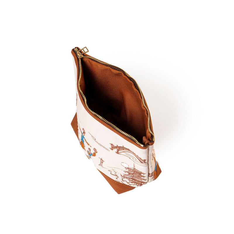 Lantern Grace Pouch Beige Inside | Shen Yun Shop