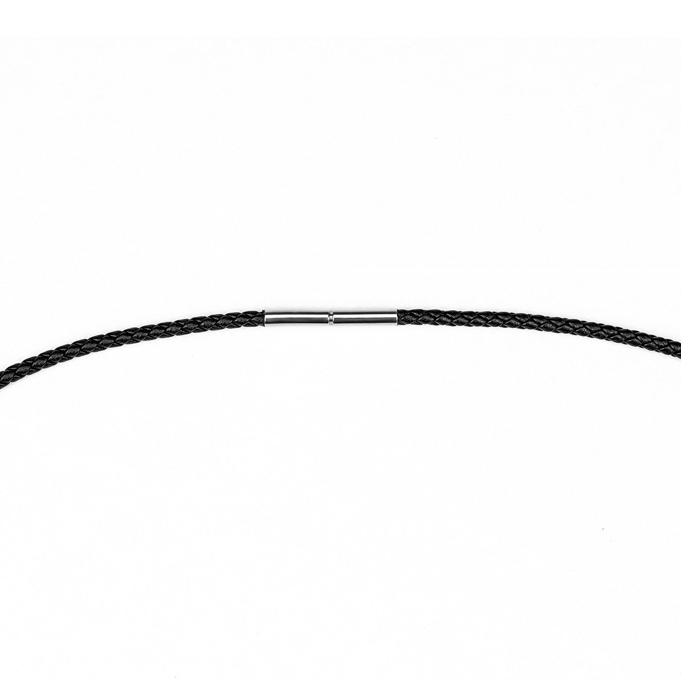 Leather Cord Chain 18kt White Gold Clasp | Shen Yun Collections