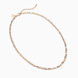 Paperclip Chain Necklace Gold (16’') Image 3 | Shen Yun Collections 