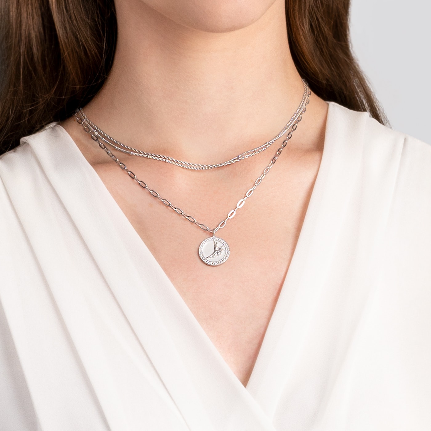 Paperclip Chain Silver 16+2” | Shen Yun Collections